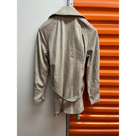 Zara - Faux Suede Trench Coat / XS / Tan / NWT - Picture 4 of 7